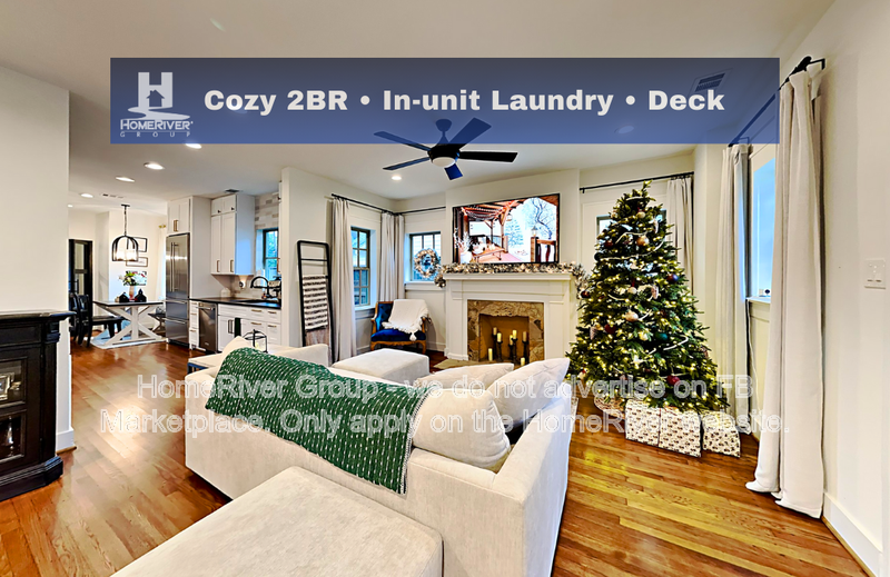 2BR Home | Refrigerator, Washer, and Dryer | Wooden Deck property image
