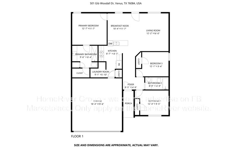 Available now! 501 Gib Woodall Dr, Venus, TX 76084 property image