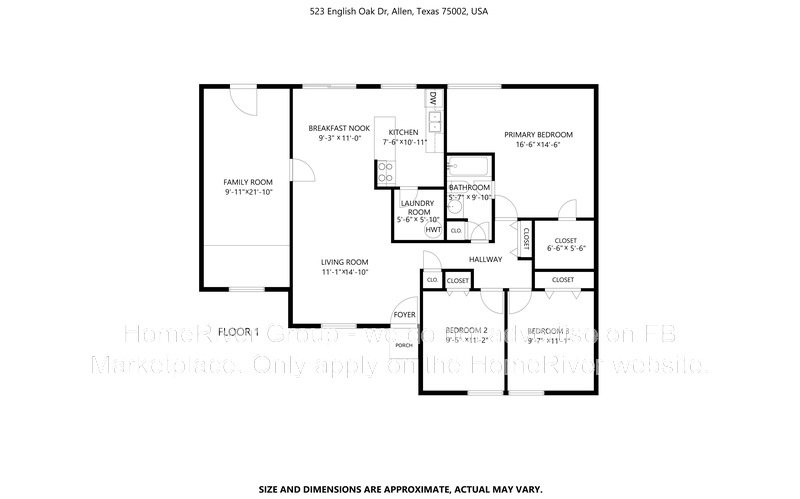3 BR Home | Allen ISD | Converted Garage Space property image