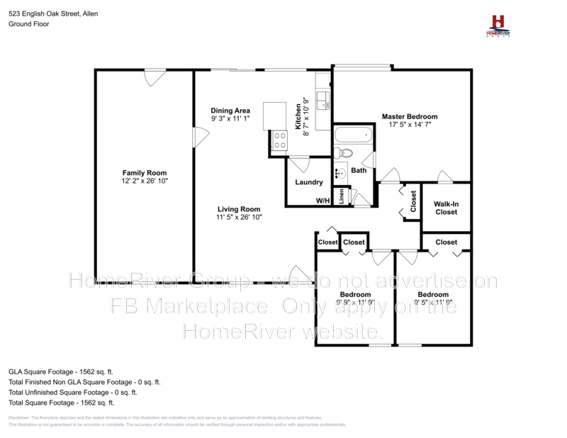 3 BR Home | Allen ISD | Converted Garage Space property image